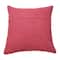 Hello Honey® 20'' Pink Square Quilted Velvet Pillow Cover
